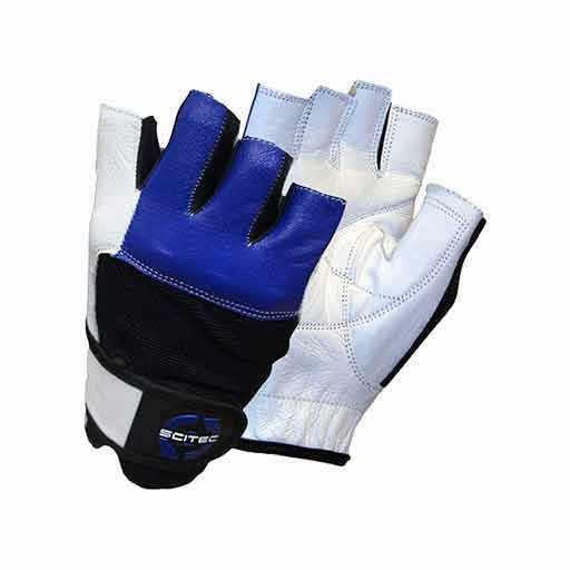 Scitec Gants d'Haltérophilie - Style Bleu (Taille S)