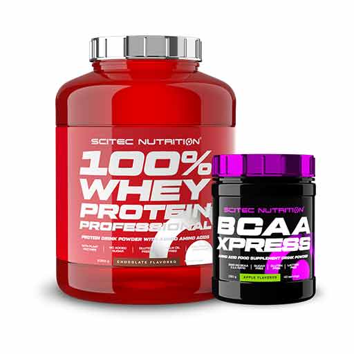 Pack Scitec - 100% Whey + BCAA Xpress