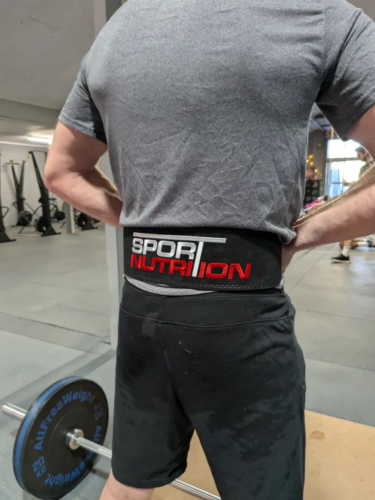 SN Leather Weightlifting Belt
