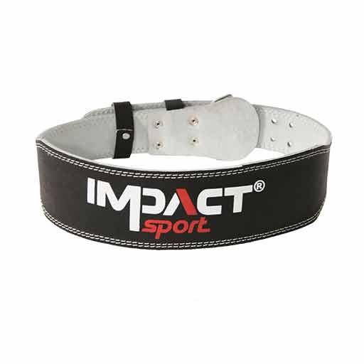 Impact Sport Weightlifting Leather Belt - DESTOCK