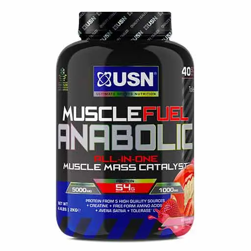 USN Muscle Fuel Anabolic (Fraise - 2000 gr) - EXP 31/10/2026